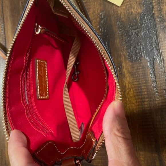 Dooney & Bourke Navy Pebble Grain Crossbody Pouchette - Picture 3 of 7